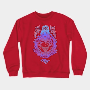 Western Ganesh - Multi Color Line Crewneck Sweatshirt